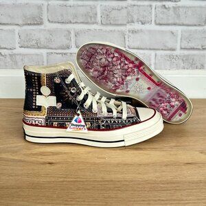 ❤️Converse x Isabel Marant Chuck 70 Hi 9.5 Women Shoes Black Vanilla Ice A14800C